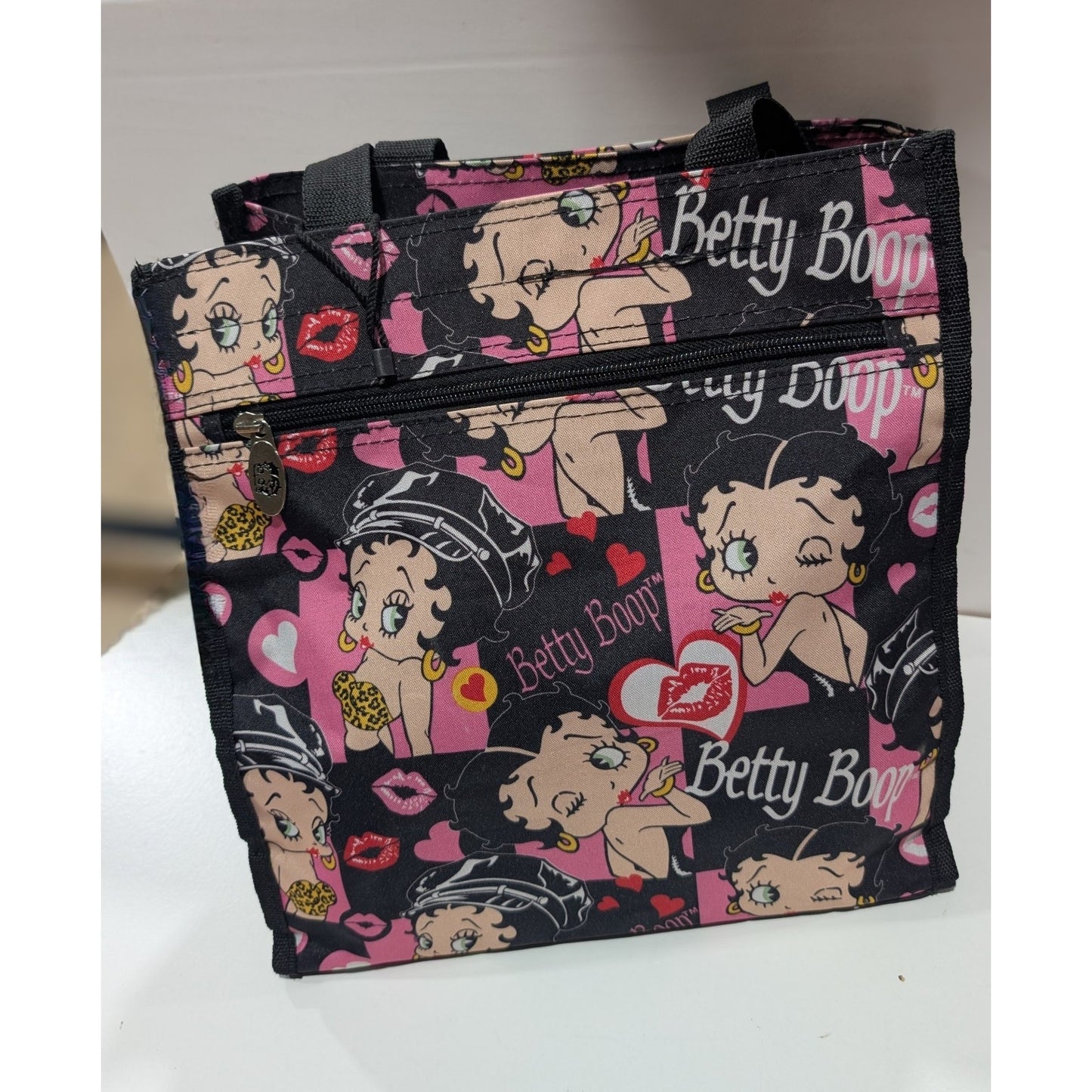 Betty Boop Womens Sleep Shirt AND Matching Bag Size M
