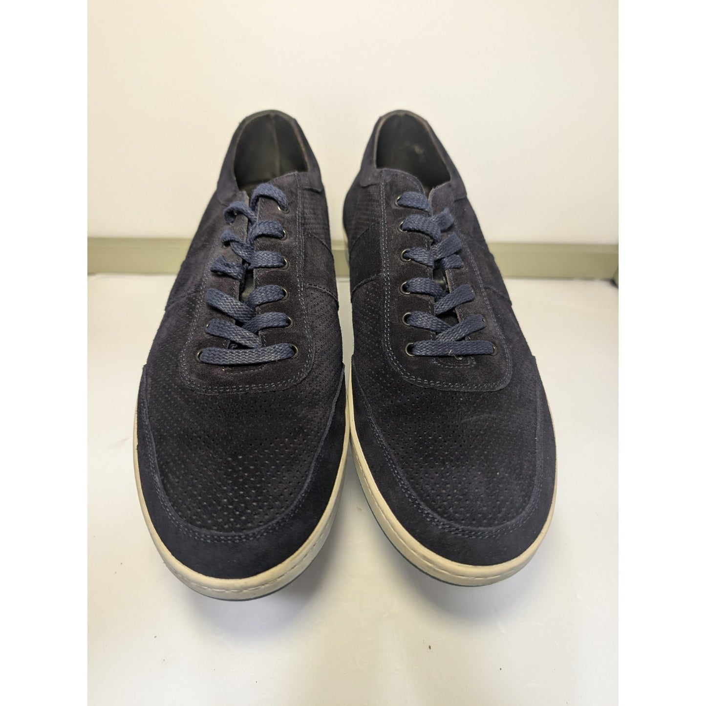 Men's To Boot New York Adam Derrick Solaro Sneaker Shoes Sz 11.5 Casual Navy Blue
