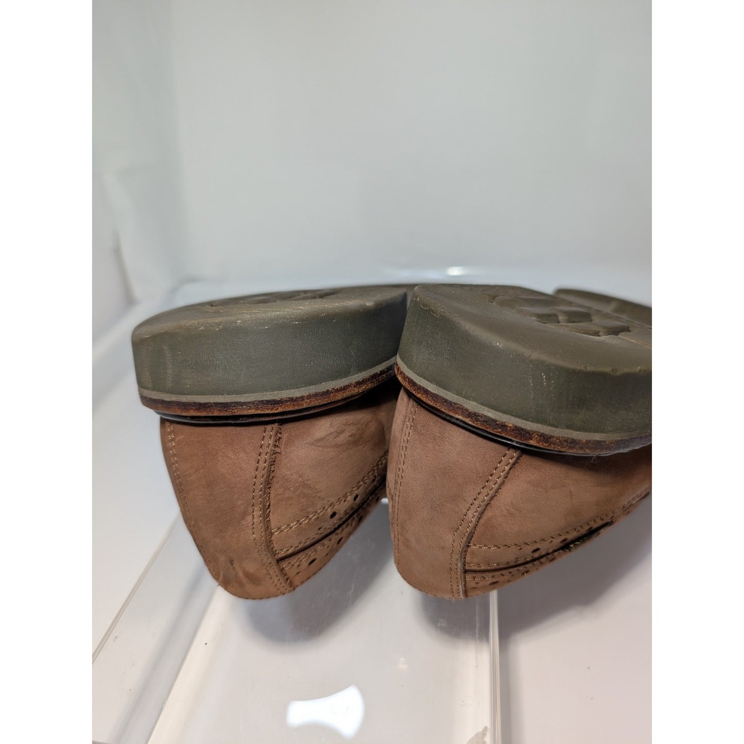 Men's MEPHISTO long wing tip nubuck Leather Loafer Sz 13 Orig $355
