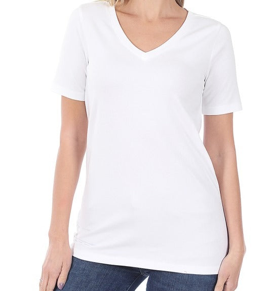 V-neck Short Sleeve T-shirt