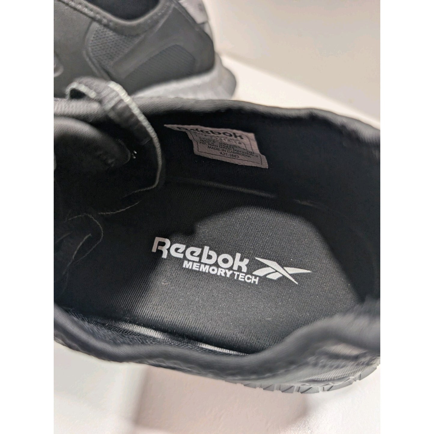 Men' Sz 10 Reebok RB-4064 Composite toe athletic work shoes Memory foam insoles