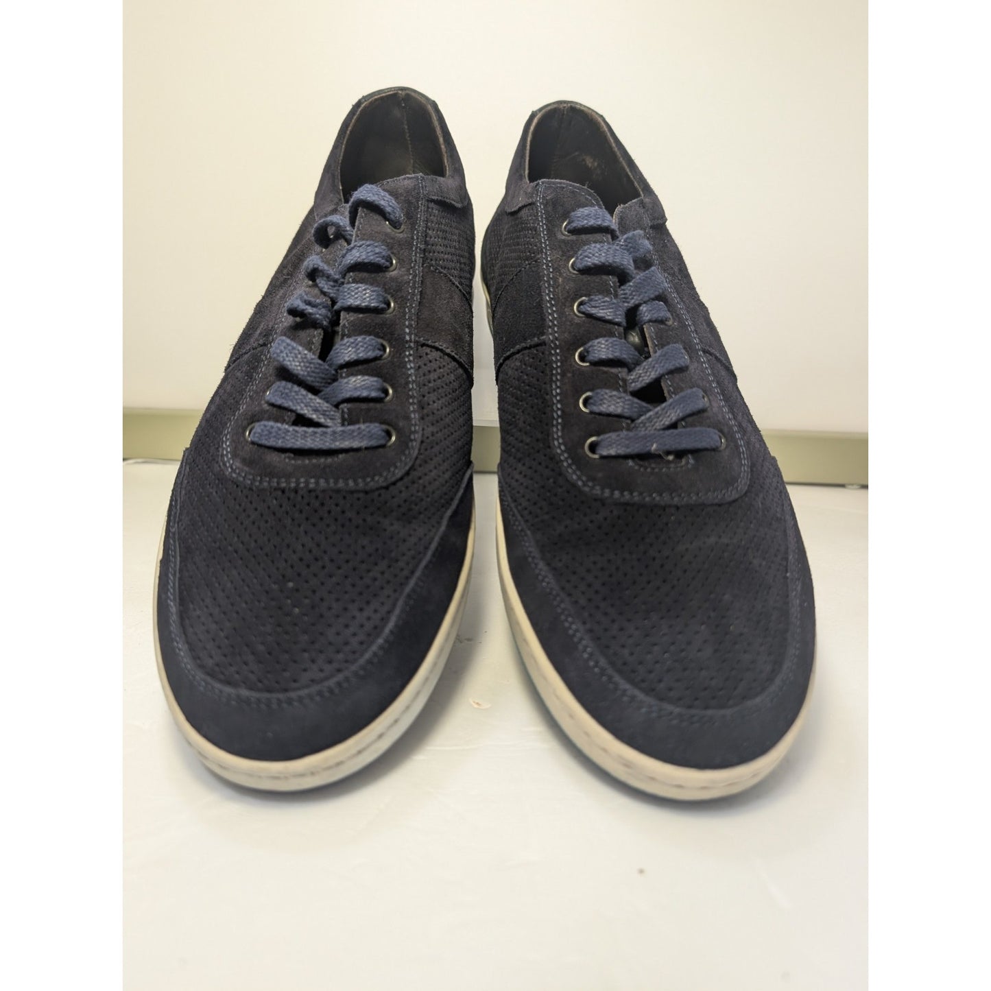 Men's To Boot New York Adam Derrick Solaro Sneaker Shoes Sz 11.5 Casual Navy Blue