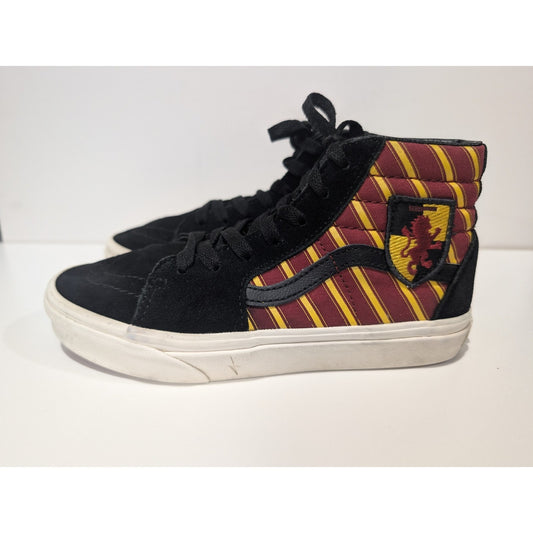 Vans Harry Potter Gryffindor Sz 3 Hightop Leather Sneaker