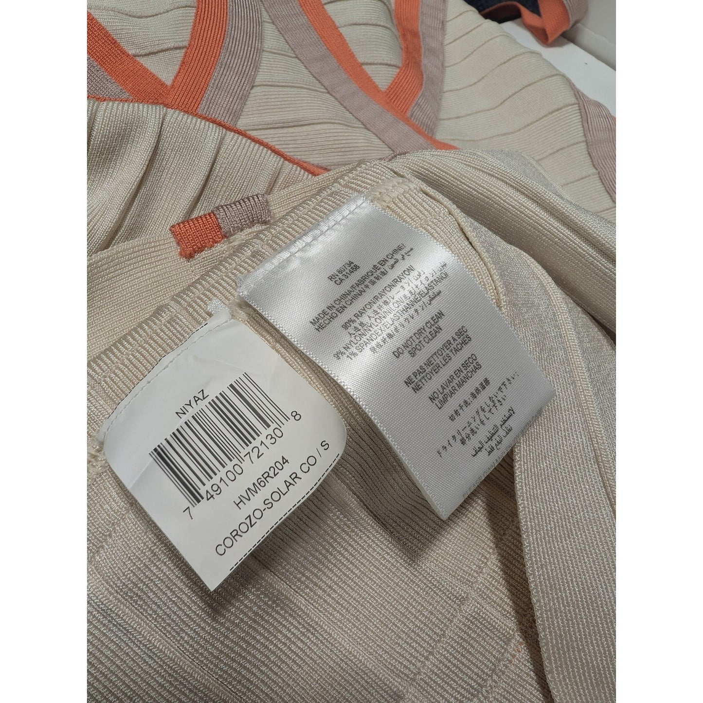 Authentic Herve Leger Sexy Bandage Dress Stretch Cocktail Sz SMALL Orig price $1790