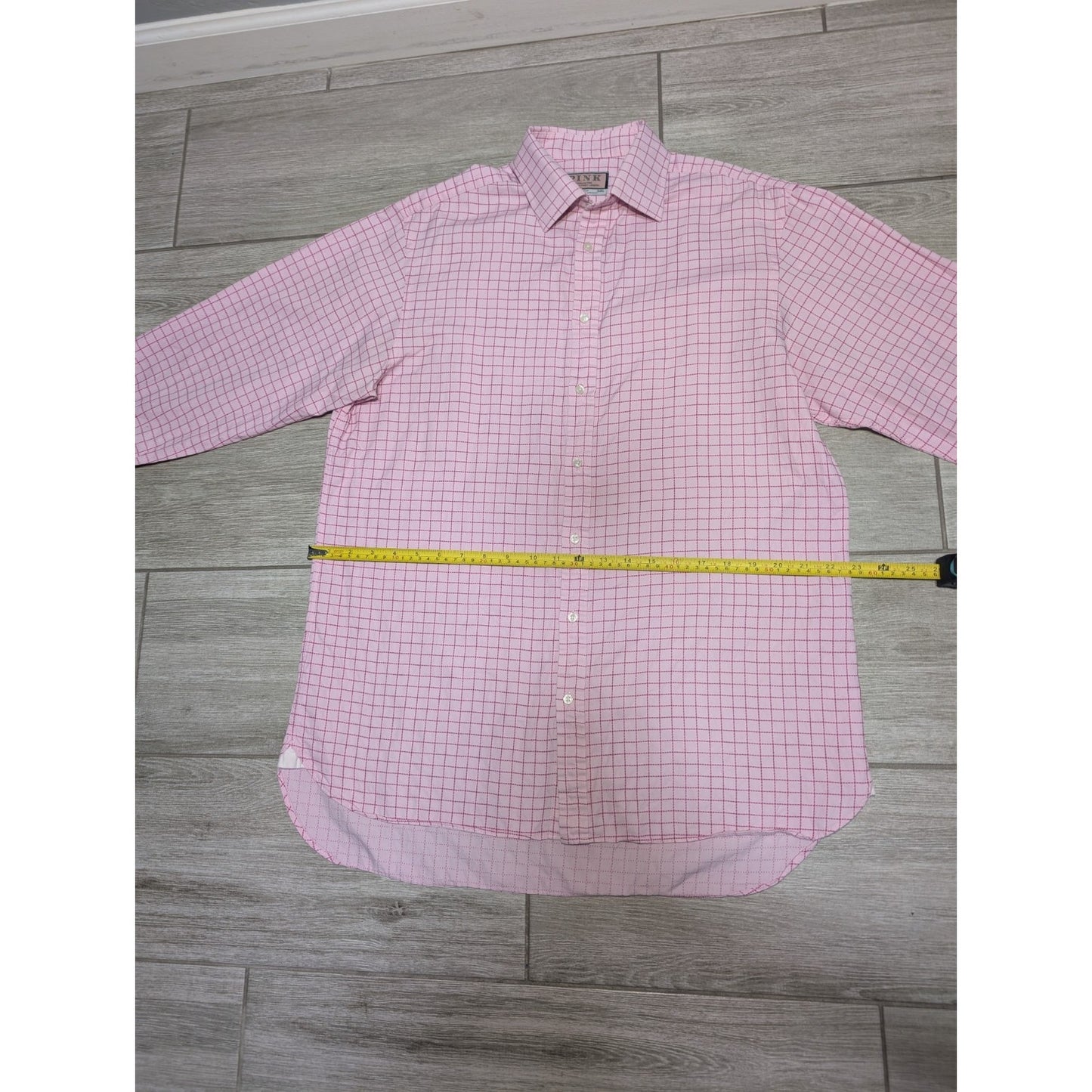 Thomas Pink - Jermyn Street London Men's Button Up Casual Dress Shirt Sz 16