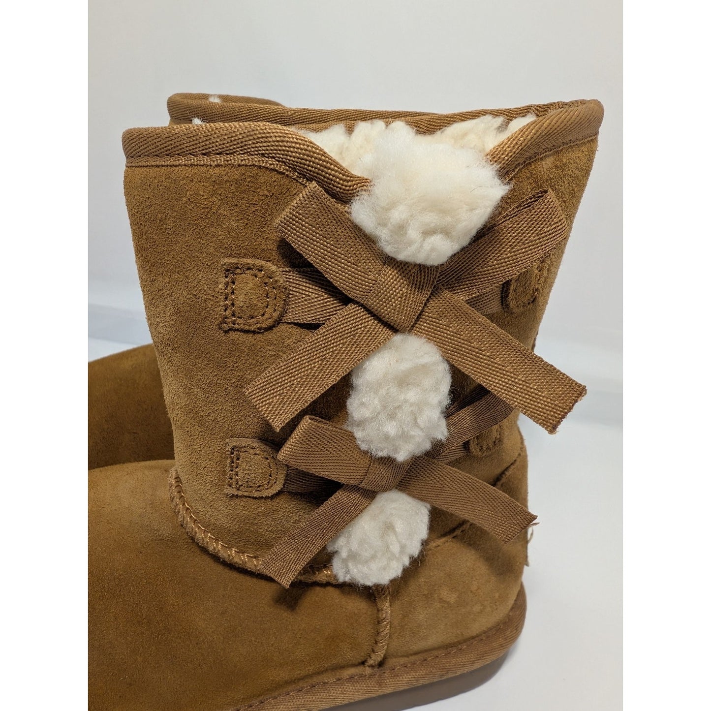 Ugg Koolaburra Victoria Pull on Soft Suede/Sheepskin Boots US Size 2 0rig $77