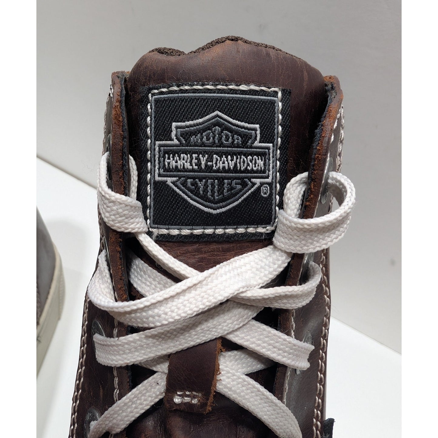 Men's Harley Davidson Steinman Waterproof Motorcycle Boot SZ 11.5 Brown Z