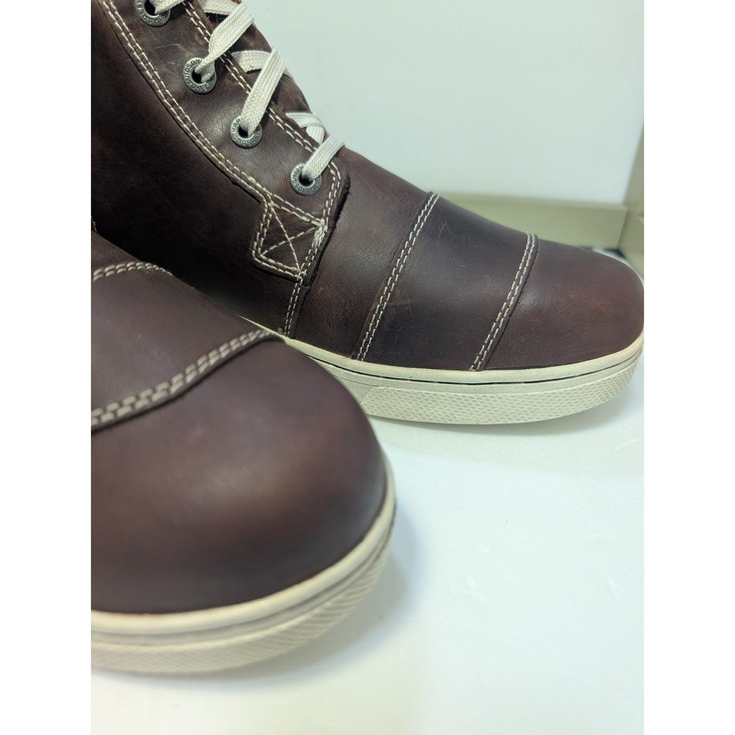 Men's Harley Davidson Steinman Waterproof Motorcycle Boot SZ 11.5 Brown Z